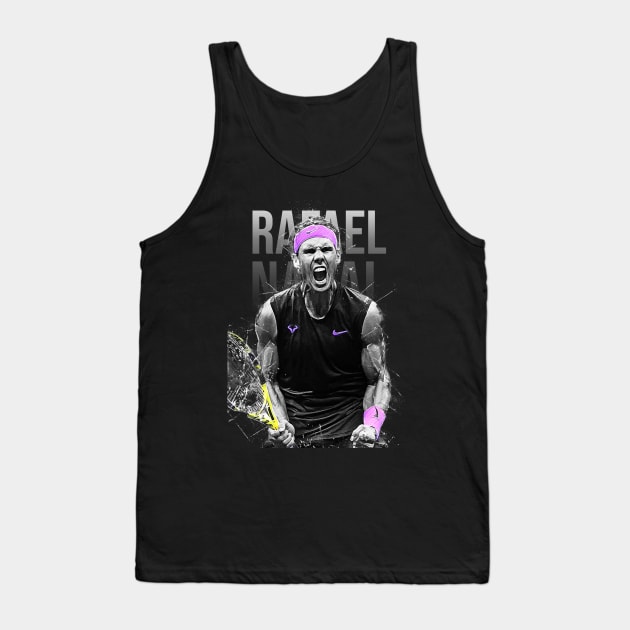 Rafael Nadal Tank Top by Creativedy Stuff